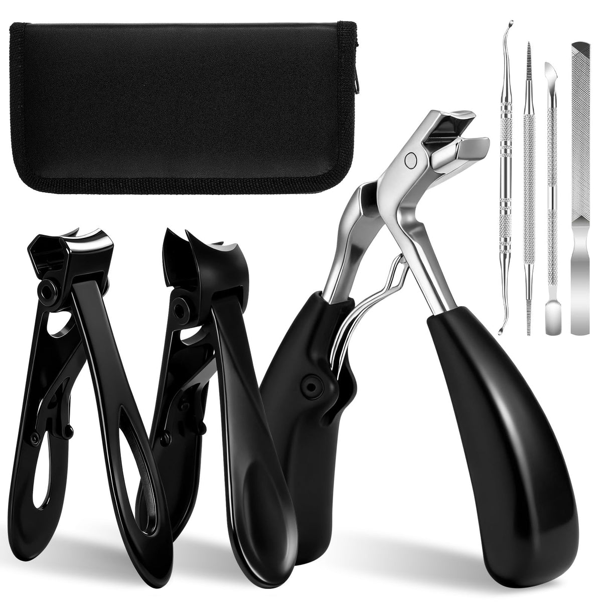 Redriver Professional Toenail Clipper Set 7-in-1 with storage case
