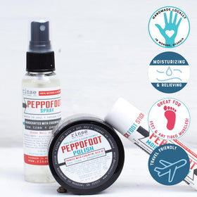 Refreshing foot spray from Rinse Bath & Body Peppofoot kit