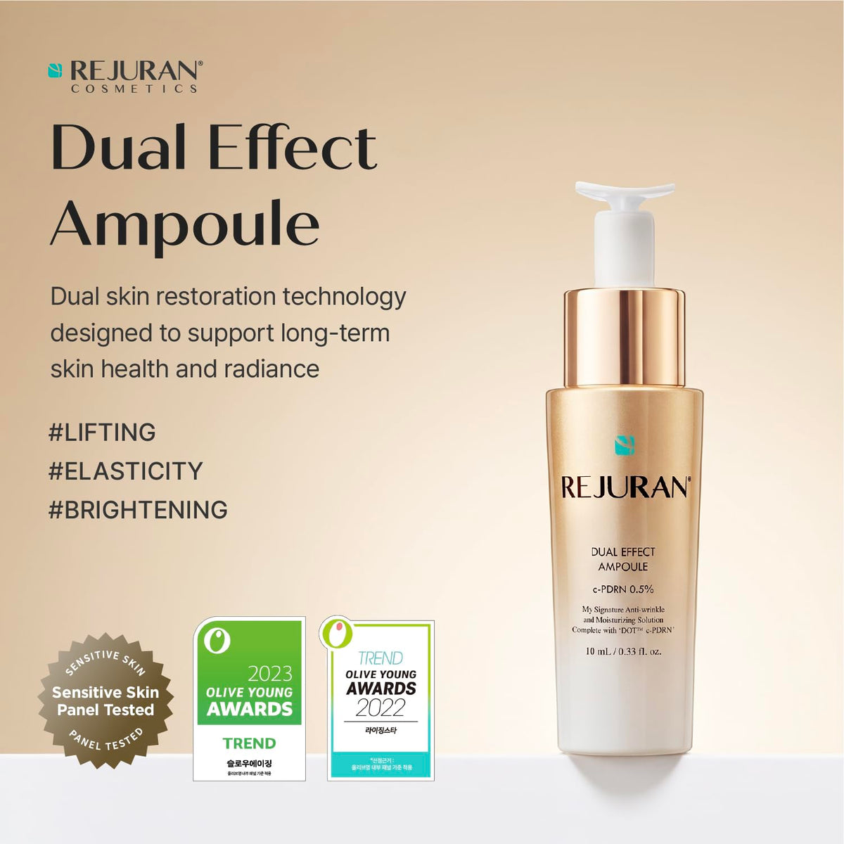 REJURAN Dual Effect Ampoule 10ml back view