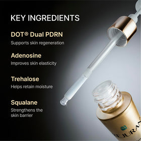 REJURAN Dual Effect Ampoule 10ml on a skincare shelf