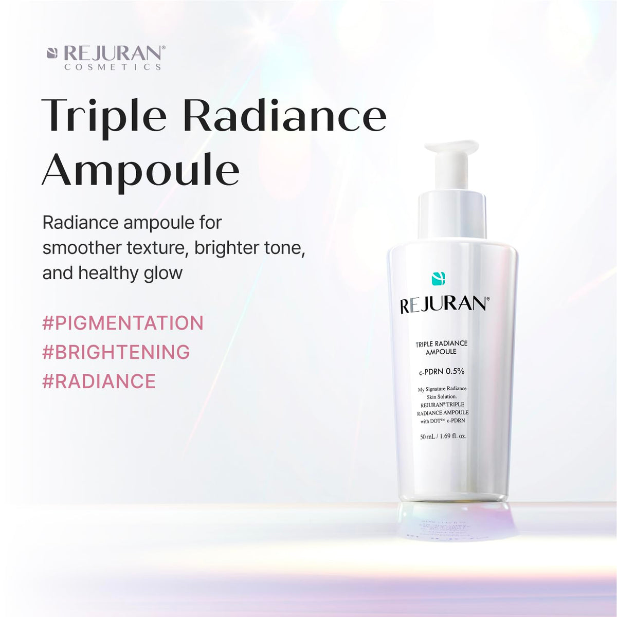 REJURAN Triple Radiance Ampoule bottle close-up