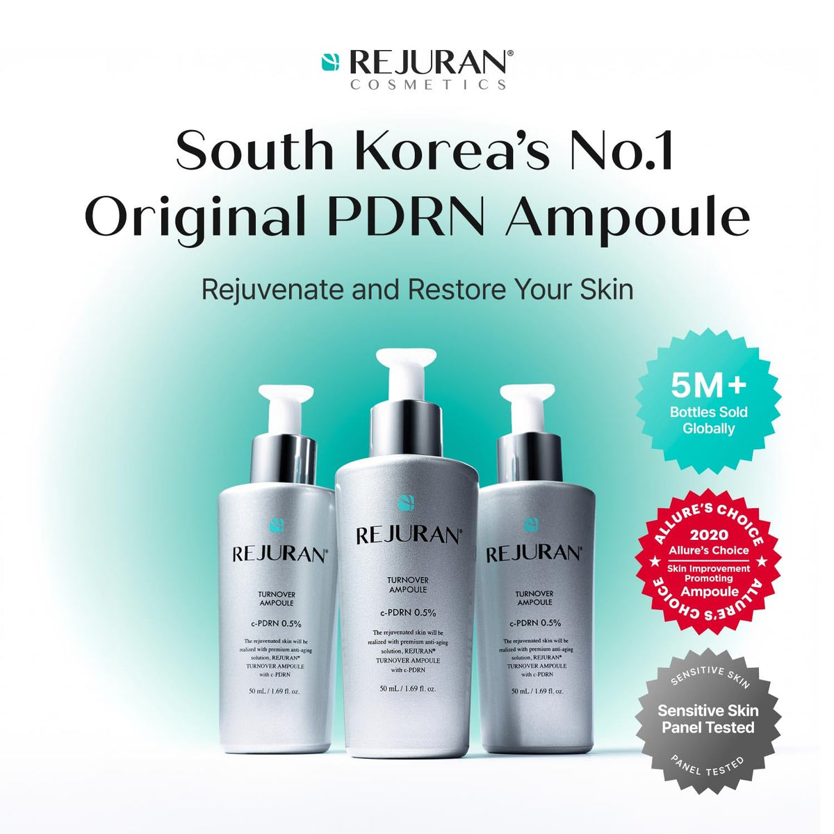 REJURAN Turnover Ampoule bottle close-up