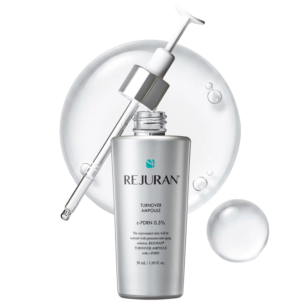 REJURAN Turnover Ampoule front view with packaging