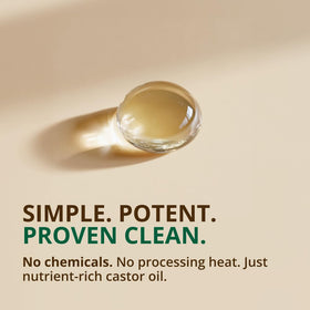 RejuveNaturals Castor Oil bottle with natural ingredients