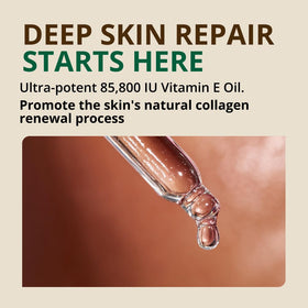 RejuveNaturals Vitamin E Oil on a wooden surface