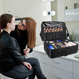 Relavel Extra Large Makeup Case with fixing belt