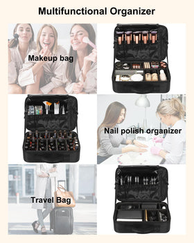 Relavel Makeup Bag dimensions 13x9x4.9 inch