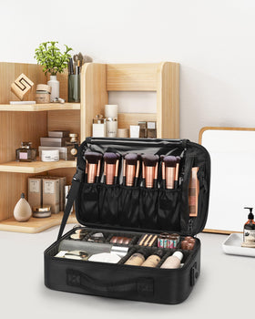 Relavel Makeup Bag waterproof and shockproof features