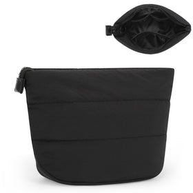 Relavel Mini Makeup Bag front view in black