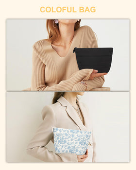 Relavel Mini Makeup Bag zipper detail