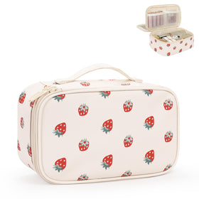 Relavel Small Makeup Bag front view in black