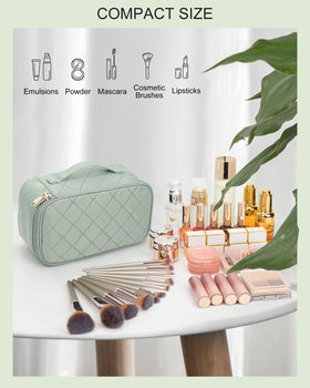 Relavel Small Makeup Bag interior with waterproof lining