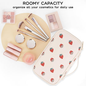 Relavel Small Makeup Bag side view with zipper