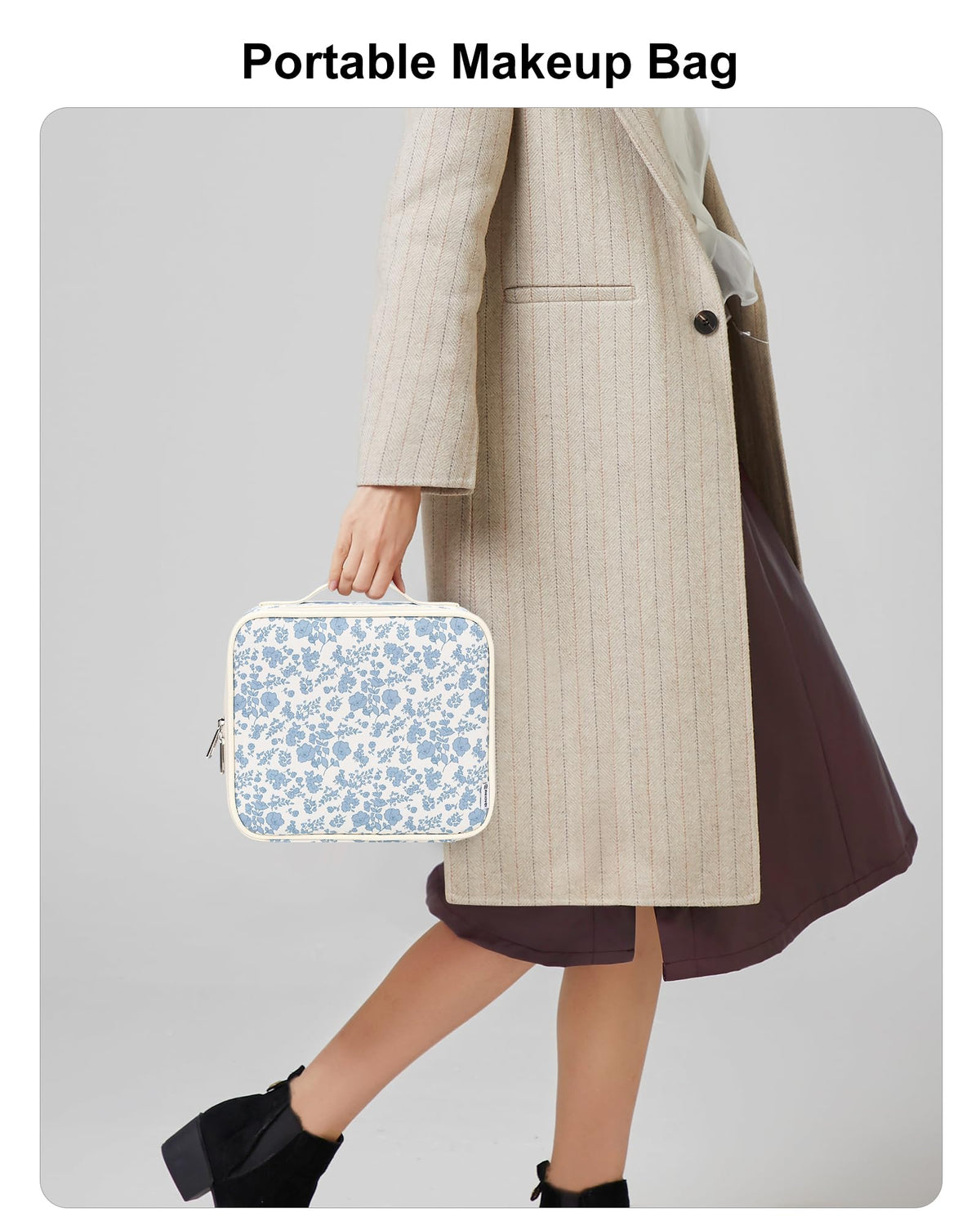 Relavel Travel Makeup Bag dimensions and details
