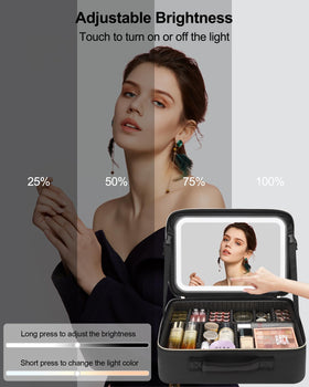 Relavel Travel Makeup Bag with TSA lock feature