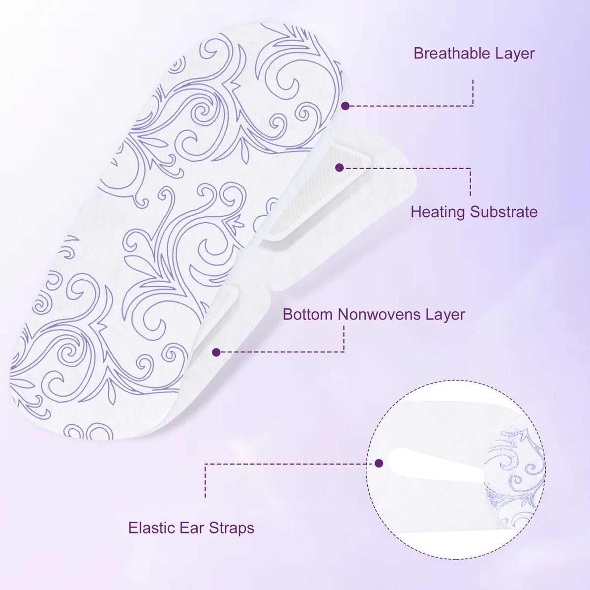 Relaxing with XPCARE Steam Eye Mask at home