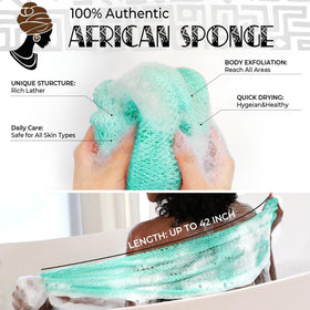 RelaxScene African Net Sponge hanging to dry