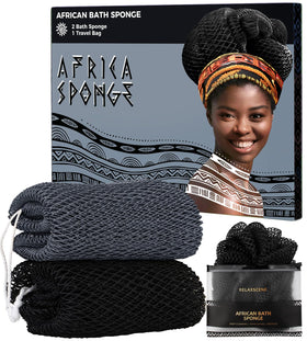 RelaxScene Authentic African Net Sponge front view