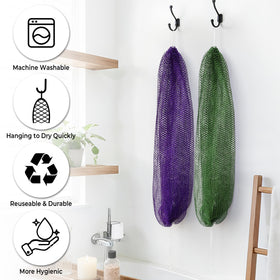 RelaxScene Authentic African Net Sponge vibrant colours display
