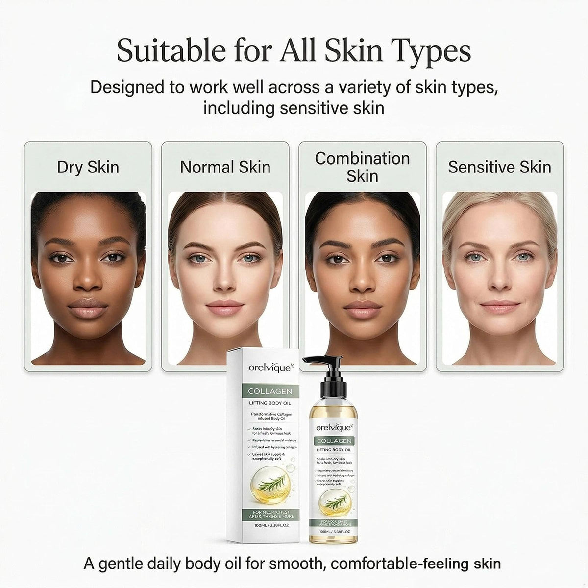Relify Orelvique Collagen Oil packaging details