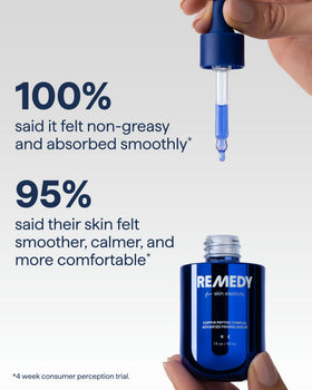 Remedy Science Copper Peptide Complex Firming Serum texture on hand