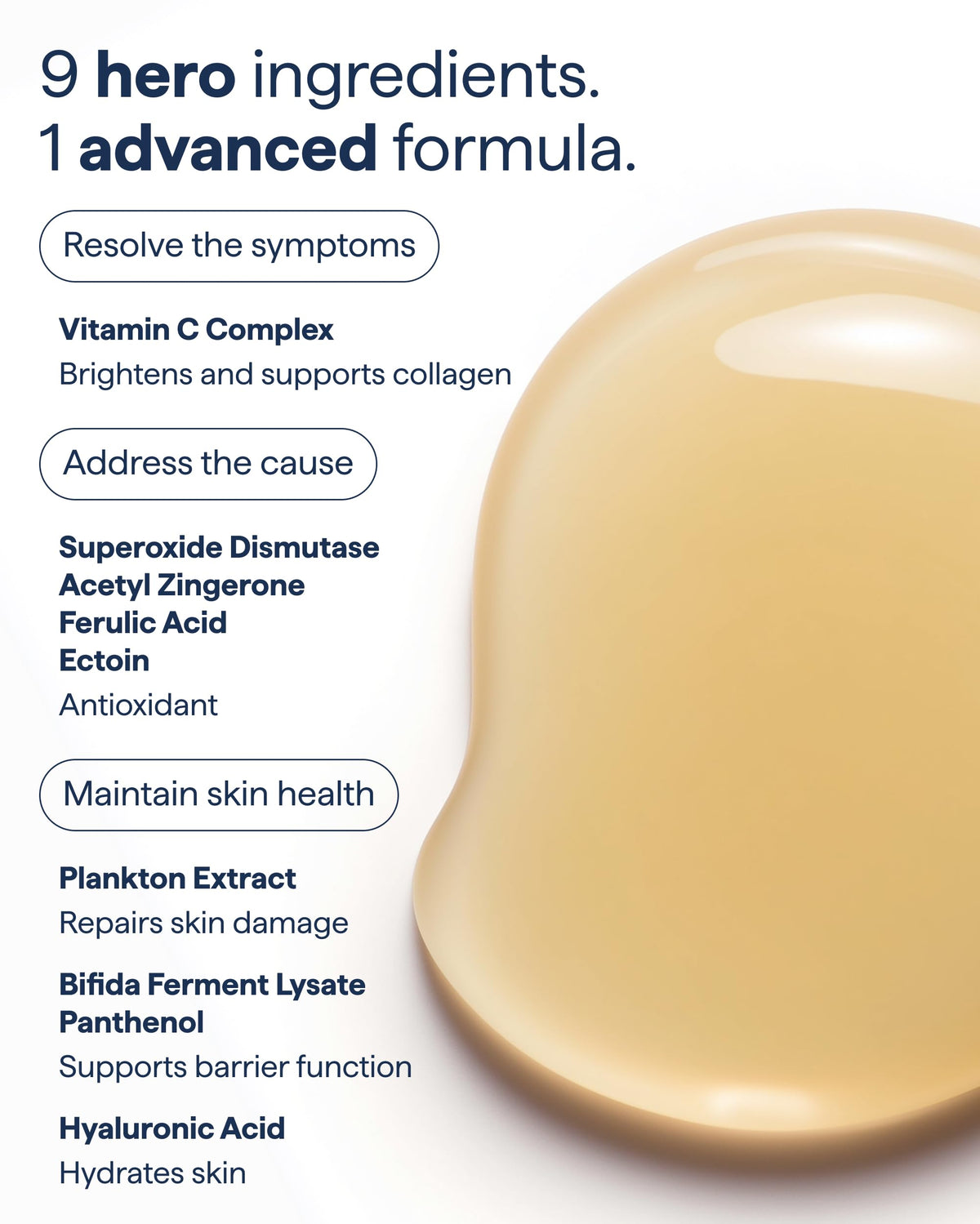 Remedy Science Daily Defense Serum packaging details