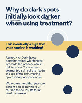 Remedy Science Dark Spot Correcting Serum application on skin