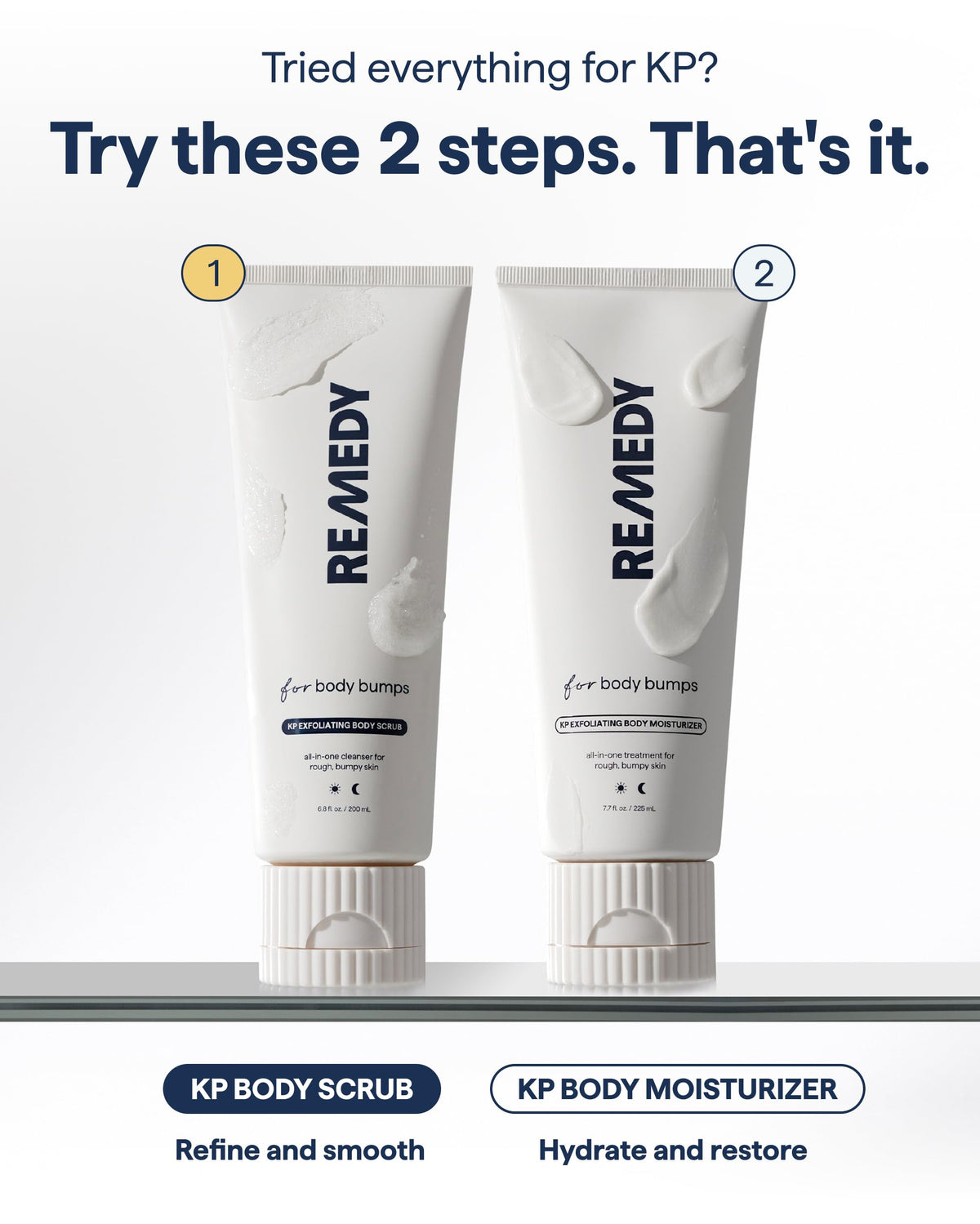 Remedy Science KP Exfoliating Body Scrub texture on hand