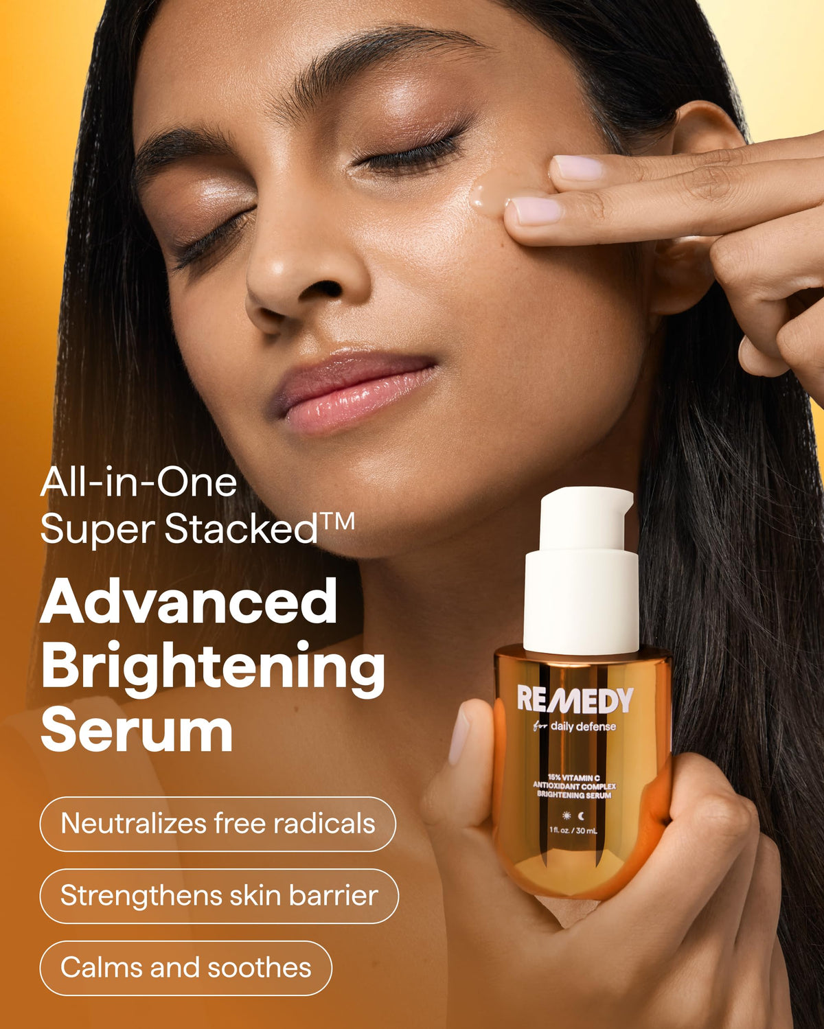 Remedy Science Vitamin C Serum bottle with cap