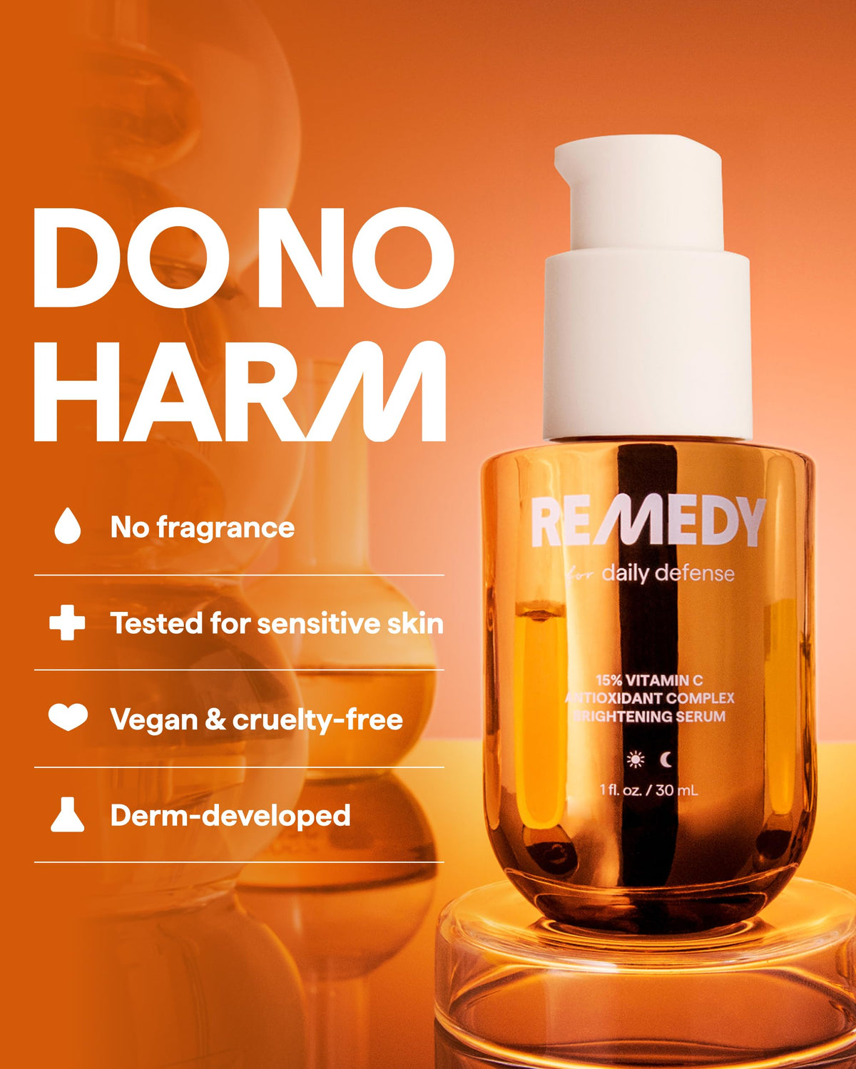 Remedy Science Vitamin C Serum with fresh ingredients