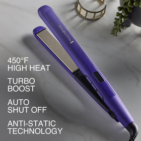 Remington 1" Flat Iron in packaging with user manual