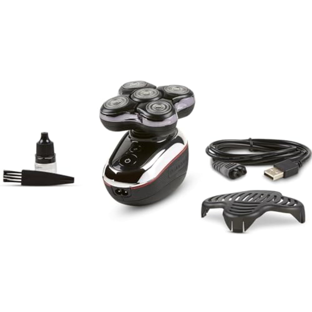 Remington Balder Boss Rotary Shaver in use