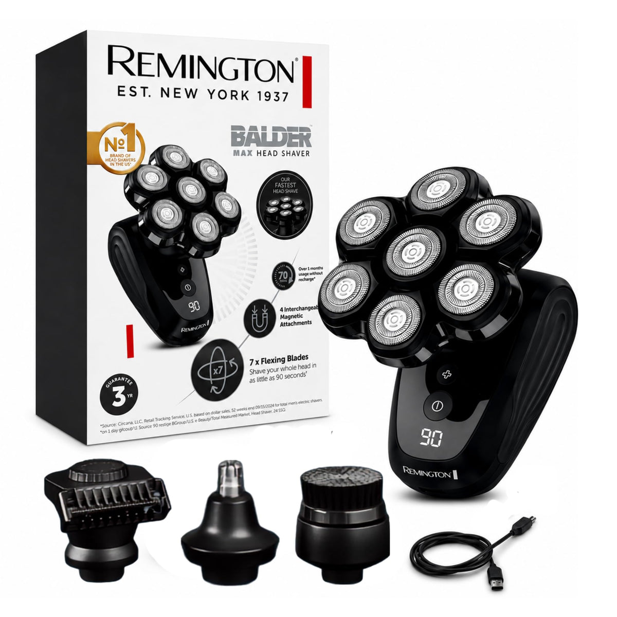 Remington Balder MAX Head Shaver front view