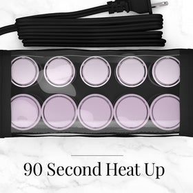 Remington Compact Ceramic Hot Rollers set with cool-touch ends