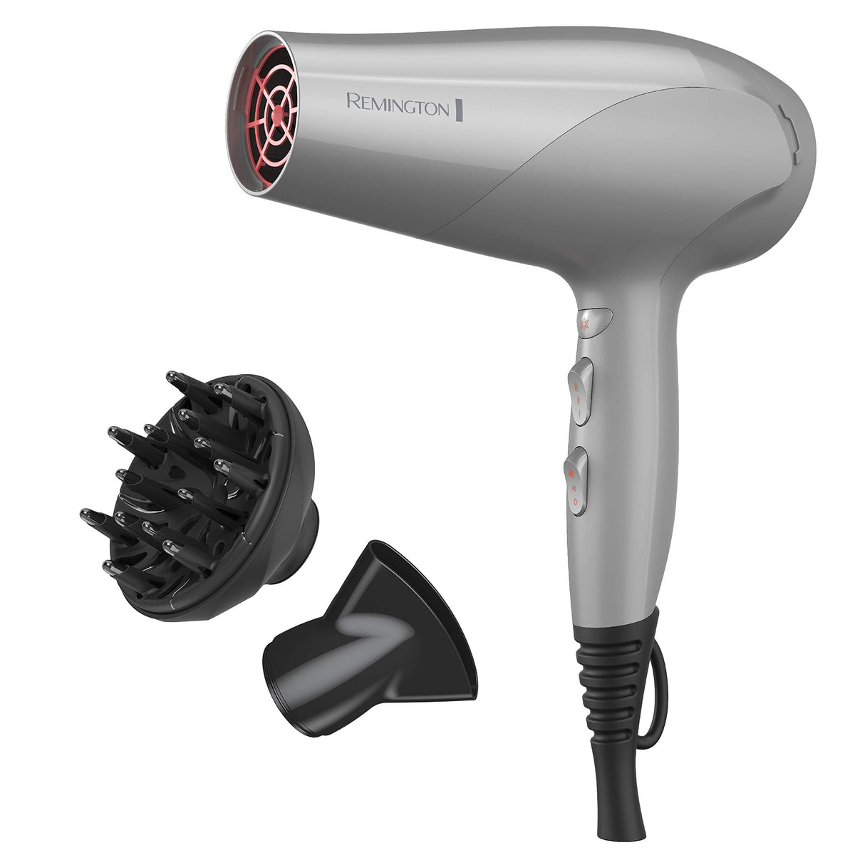 Remington Damage Protection Hair Dryer front view with ceramic ionic technology