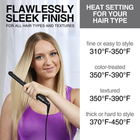 Remington Flat Iron 1/2 inch side view highlighting ultra-slim design