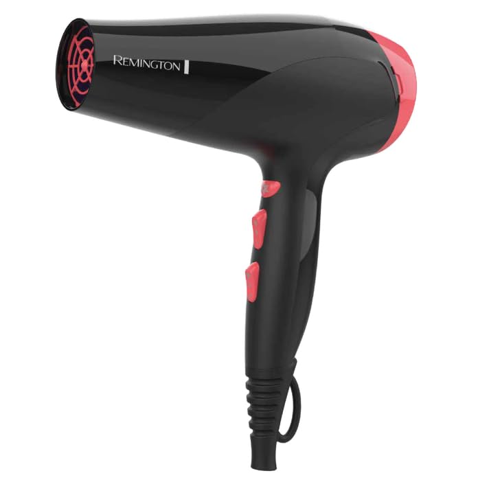 Remington Ionic Ceramic Hairdryer front view with controls
