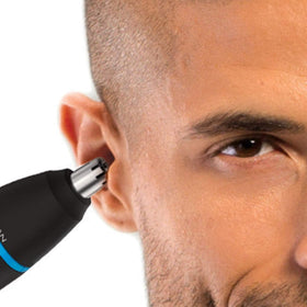 Remington Nose, Ear & Eyebrow Trimmer rotary head attachment close-up