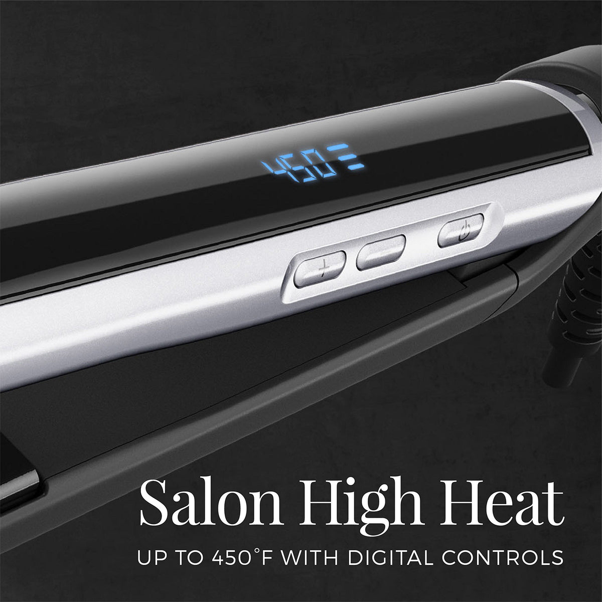 Remington Pearl Pro Ceramic Flat Iron showing 1-inch floating plates