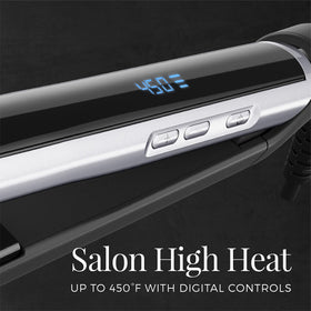 Remington Pearl Pro Ceramic Flat Iron showing 1-inch floating plates