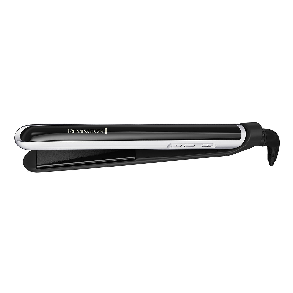 Remington Pearl Pro Ceramic Flat Iron with heat settings displayed