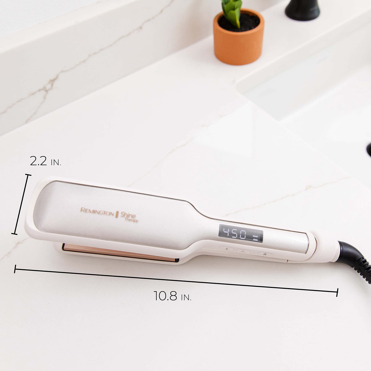 Remington Shine Therapy 2 Inch Hair Straightener packaging