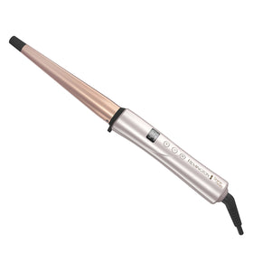 Remington Shine Therapy Tapered Curling Wand front view with heat glove