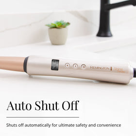 Remington Shine Therapy Tapered Curling Wand packaging front