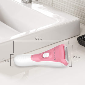 Remington Smooth & Silky Electric Shaver showing cordless design