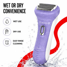 Remington Smooth & Silky Electric Shaver showing optimal angle head