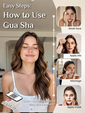 Rena Chris Gua Sha Facial Tool close-up of Terahertz material