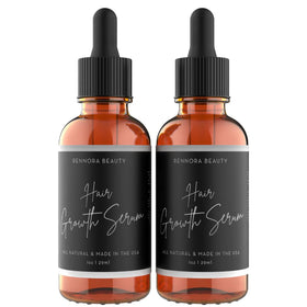 RENNORA BEAUTY Hair Growth Serum front view with peppermint and rosemary