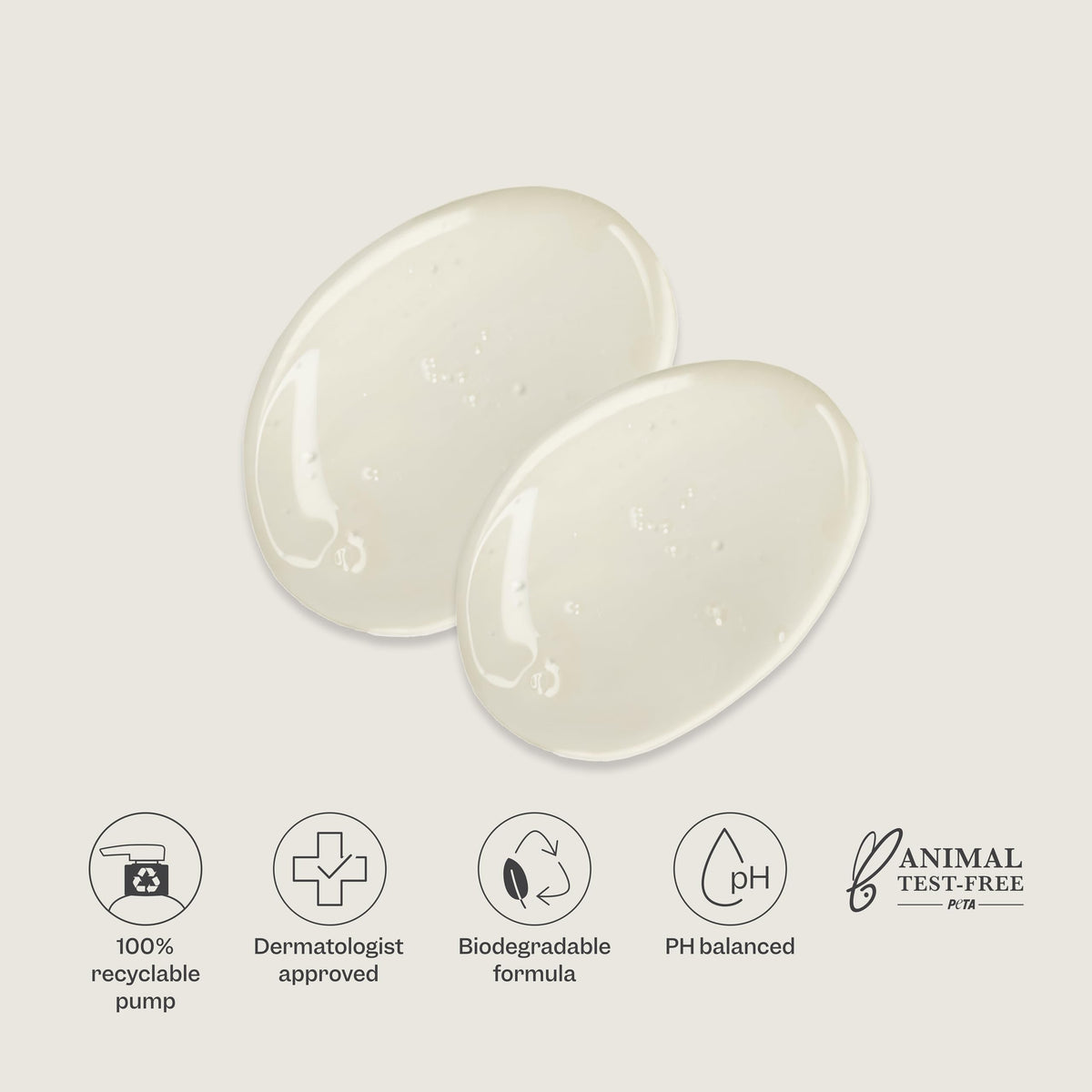 RENPURE Coconut & Vitamin E Body Wash texture close-up