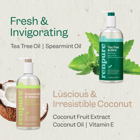 RENPURE Tea Tree & Mint Body Wash texture close-up
